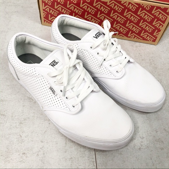 vans atwood white leather